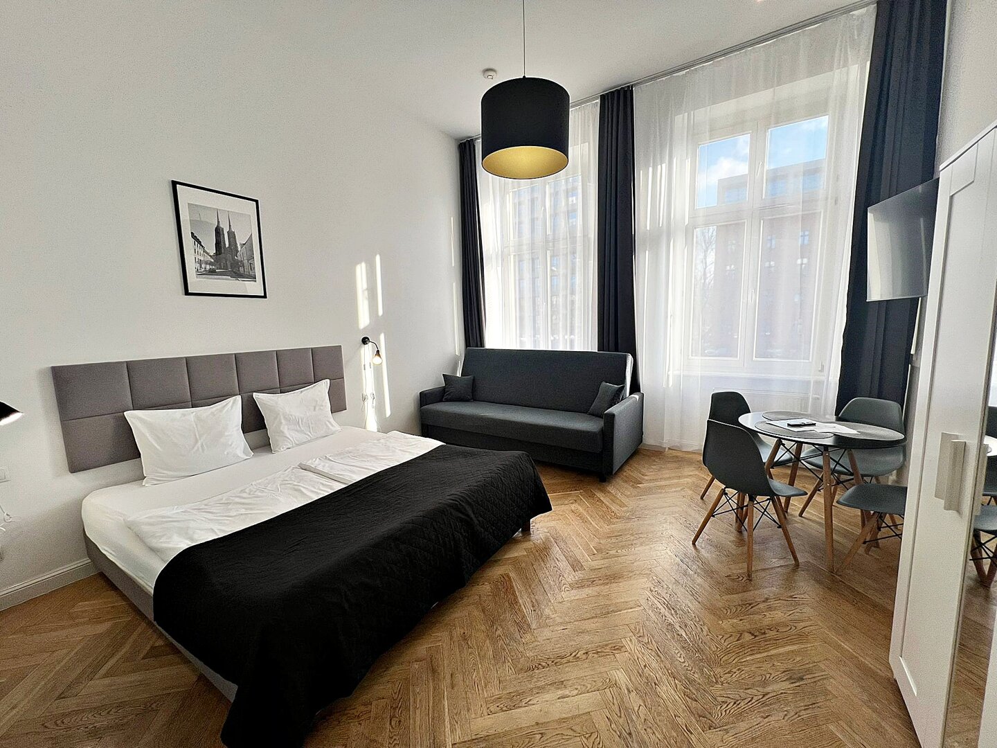 Apartament Deluxe  z widokiem na miasto
