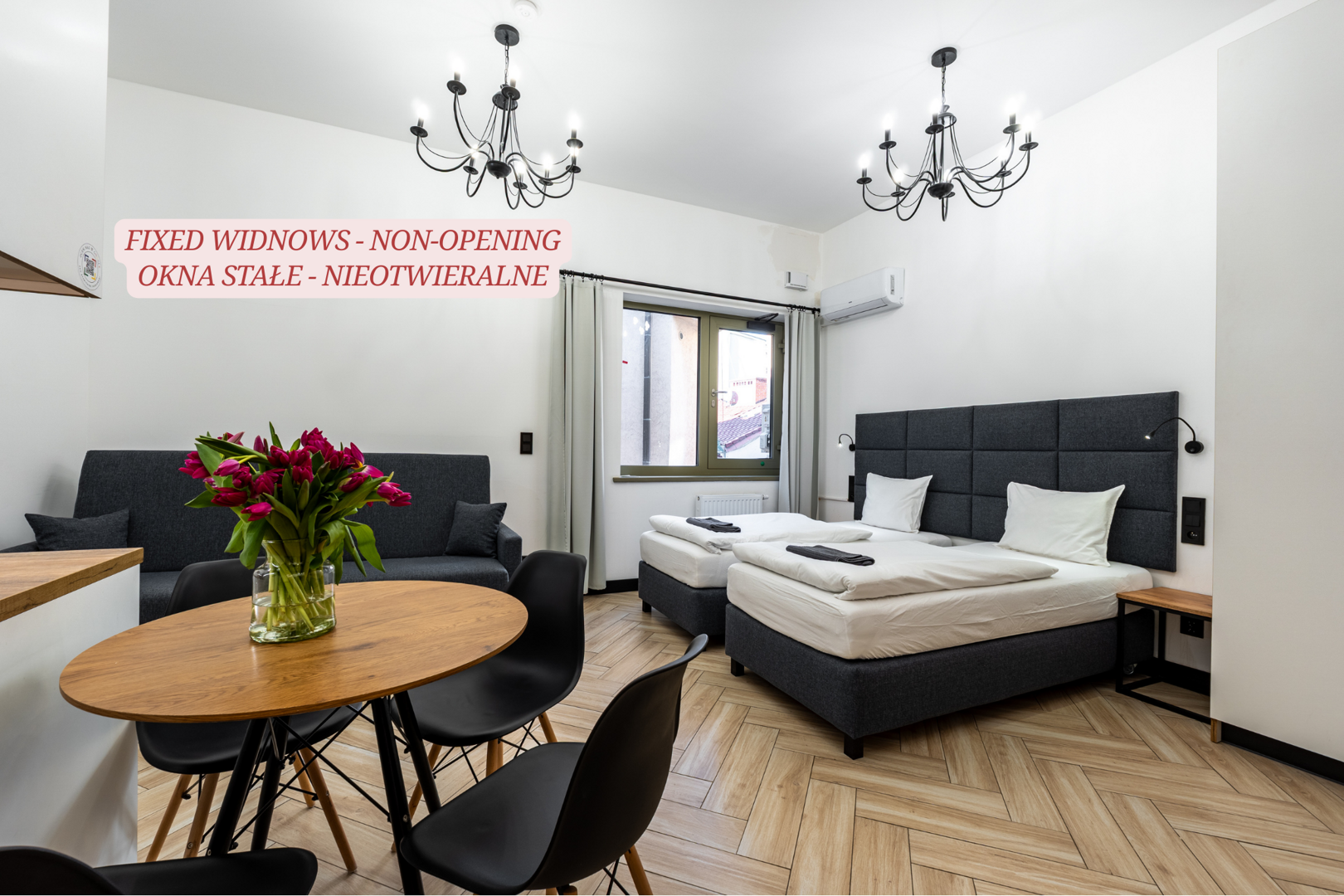 Classic apartment with courtyard view